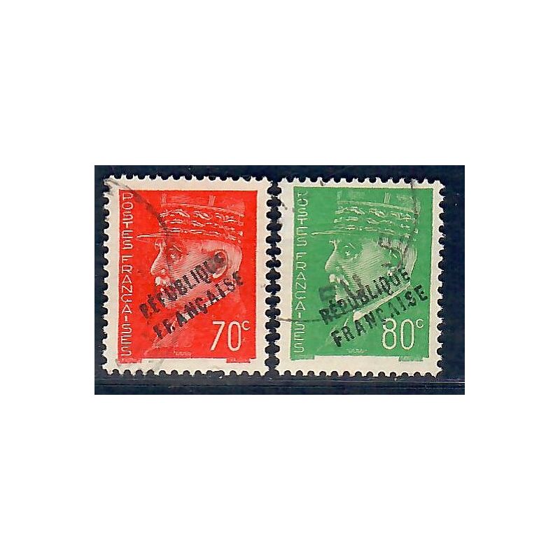 Lot A7135 - Libération Evreux - N°6/7 Obl