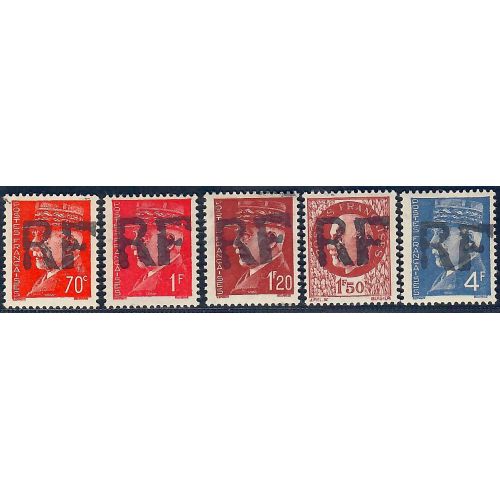 Lot A7136 - Libération Curzay - N°3,6/8,12 **