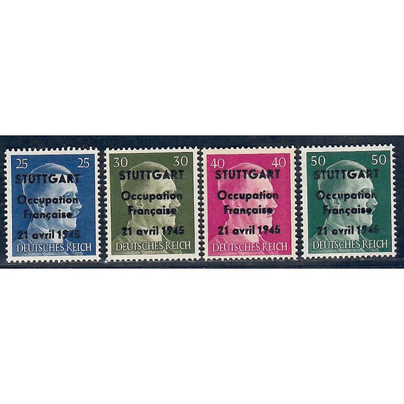 Lot A7157 - Libération Stuttgart - N°5/8 **