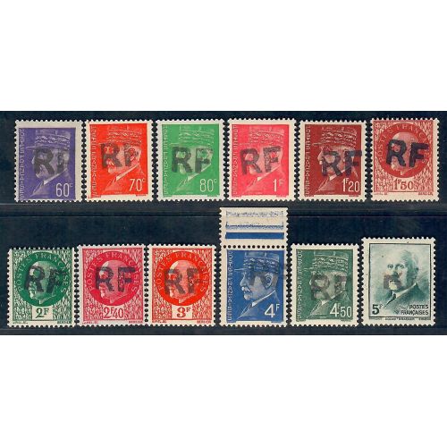 Lot A7166 - Libération Lignères de Tourraine - N°2/13 **