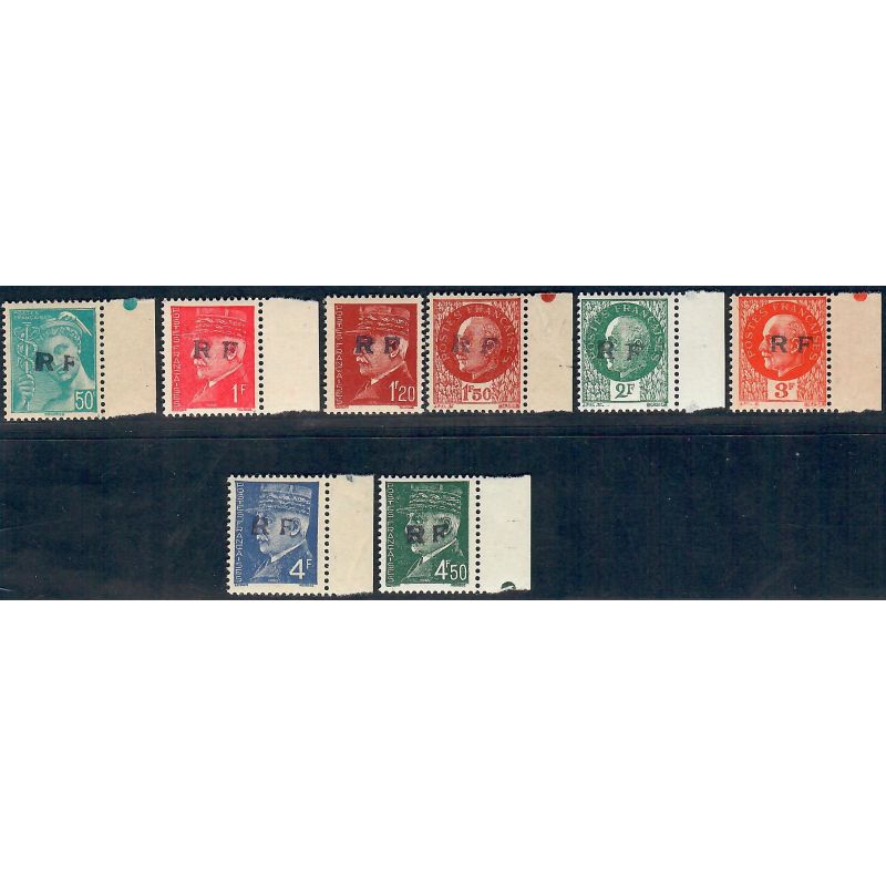 Lot A7213 - Libération Pernay - N°1M,6/9,11/13 *