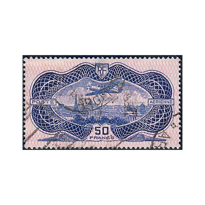 Lot A7364 - Poste aérienne - N°15 Oblitéré Qualité B