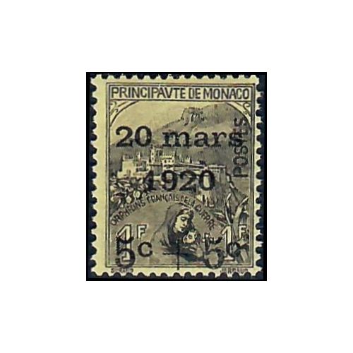 Lot A6885 - Monaco - N°37 Neuf ** Luxe
