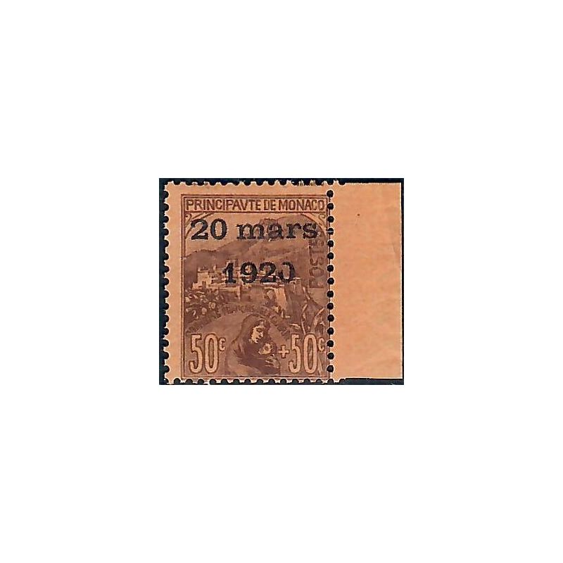 Lot A6886 - Monaco - N°41 Neuf ** Luxe