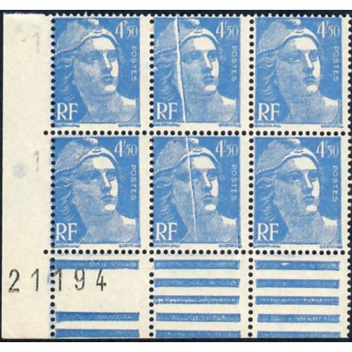 Lot A7261 - Variétés - N°718A Neuf ** Luxe