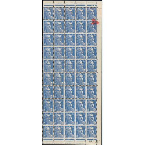 Lot A7262 - Variétés - N°718A Neuf ** Luxe