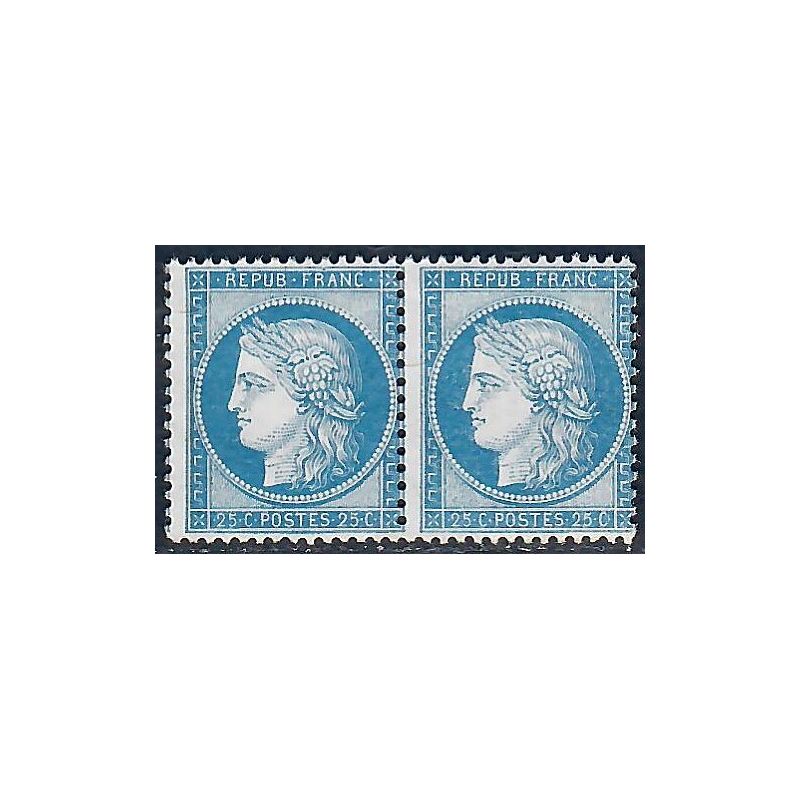 Lot C2845 - N°60B Classiques en paire Neuf ** Luxe