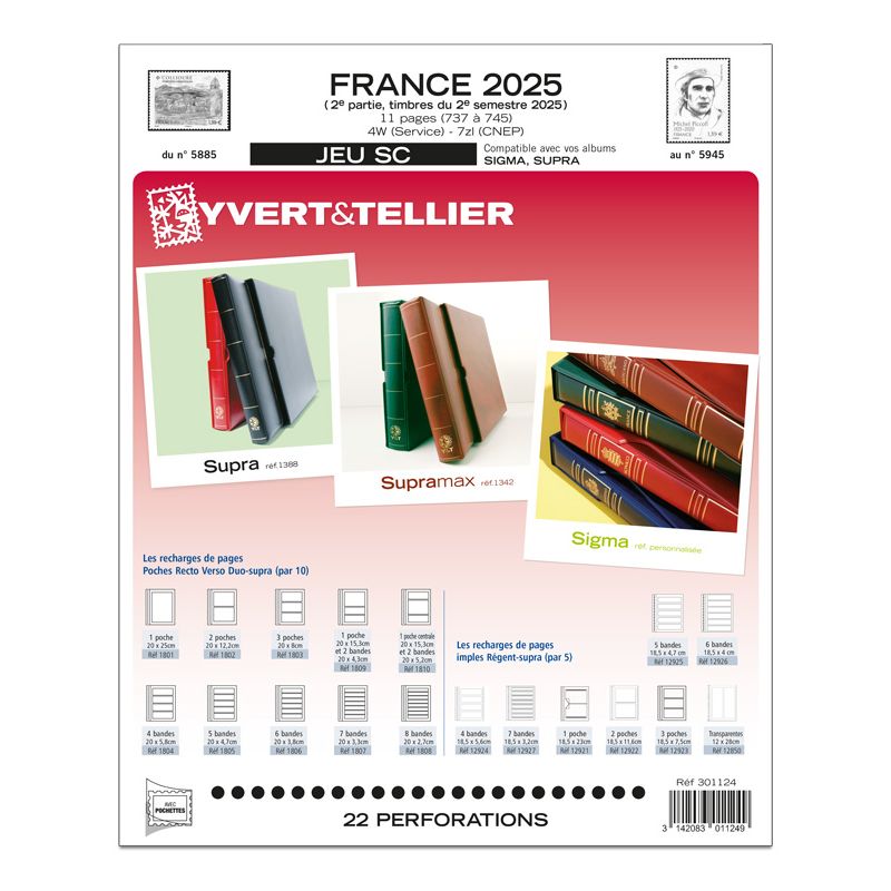 PRECOMMANDE - Jeux SC France 2025 2ème Semestre