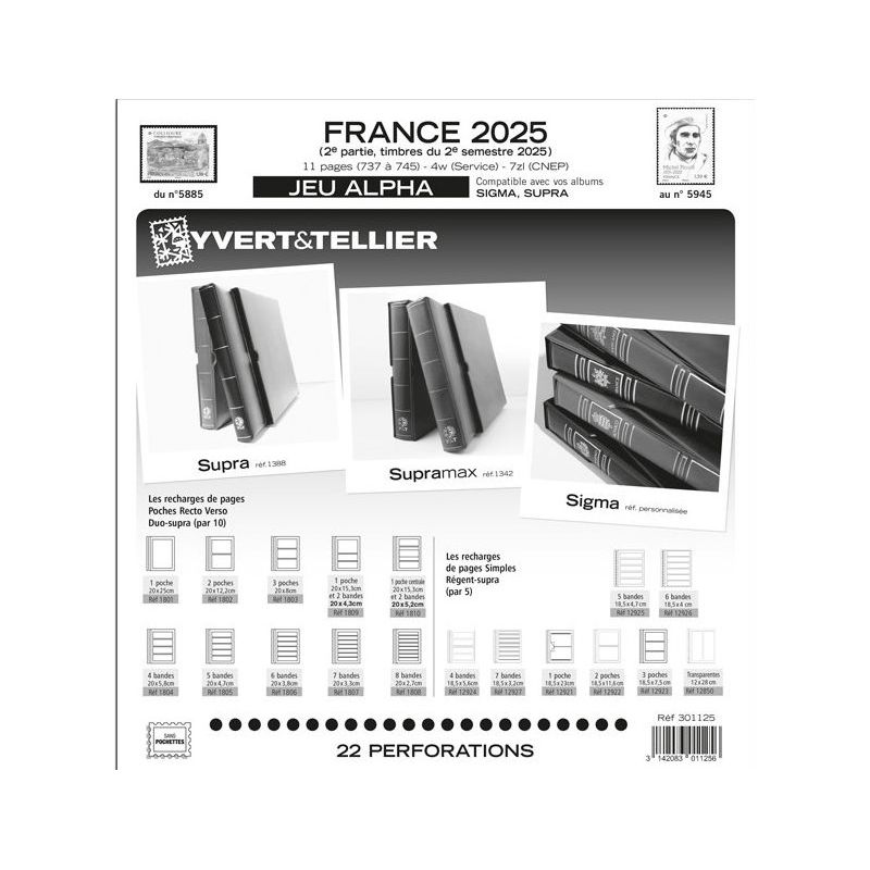 PRECOMMANDE - Jeux Alpha France 2025 2ème Semestre