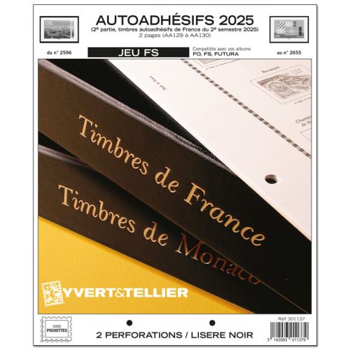 PRECOMMANDE - Jeux FS Autoadhésifs 2025 2ème Semestre