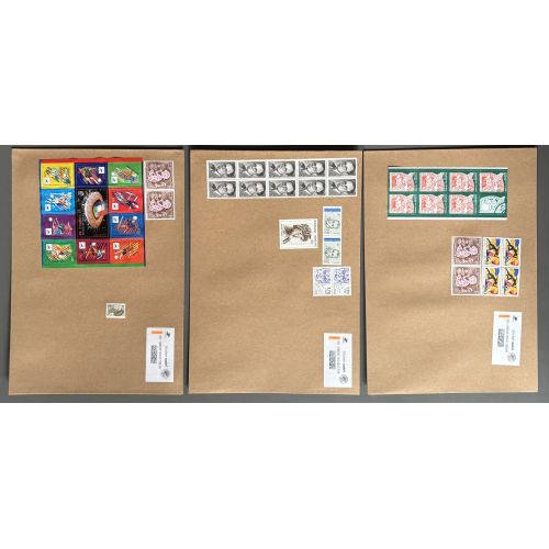 100 Enveloppes cartonnées pré-affranchies grand format avec sticker suivi - en Francs - 250g (5,74€)