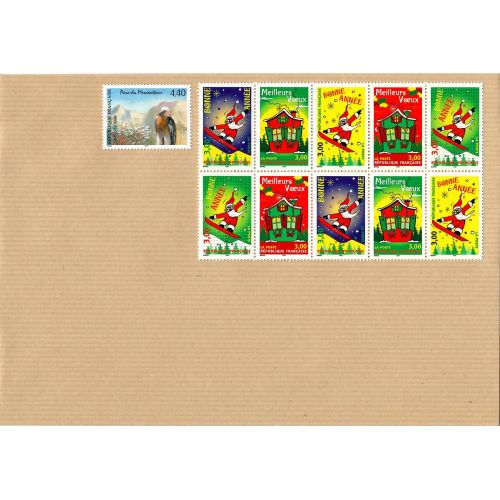 NOUVEAUTE - 100 Lettres France 250g (5,24€) - en Francs - Pack de timbre pour affranchissement - Tarif 2026
