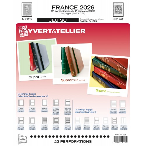 PRECOMMANDE - Jeux SC France 2026 1er Semestre