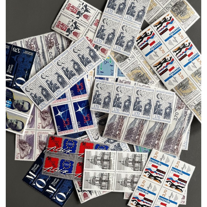 Lot de faciale 100 timbres à 14,30 Francs