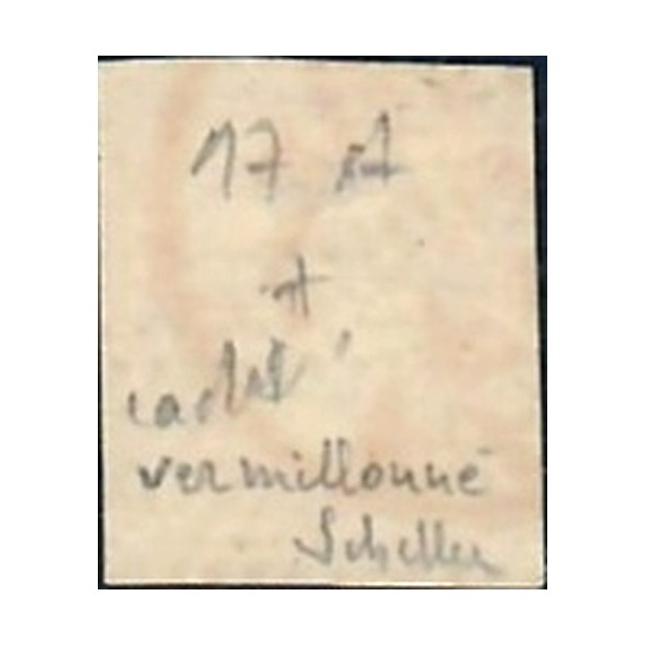 Lot C2847 - Classique - N°17Ad - Oblitéré Qualité TB