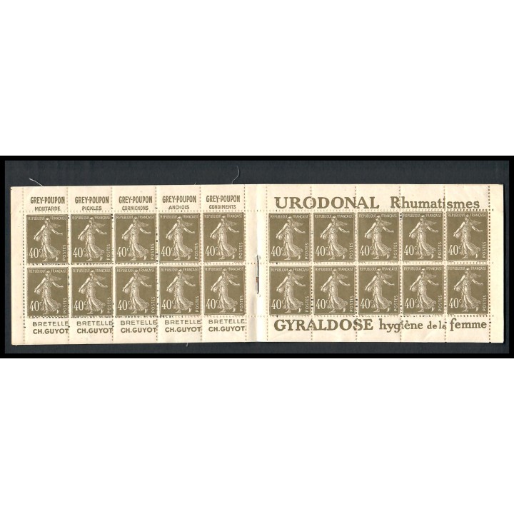 Lot A5126 - Carnets publicitaires - N°193-C1 - Neuf ** Luxe