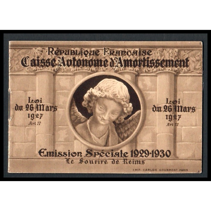 Lot A4446 - Carnets publicitaires - N°256-C1 - Neuf ** Luxe