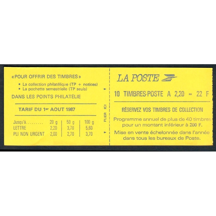 Lot A6419 - Carnets Modernes - N°2427-C2b - Neuf ** Luxe