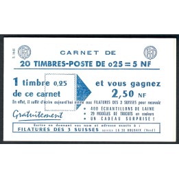Lot A6406 - Carnets publicitaires - N°1263-C3 - Neuf ** Luxe