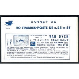 Lot A5121 - Carnets publicitaires - N°1263-C3 - Neuf ** Luxe