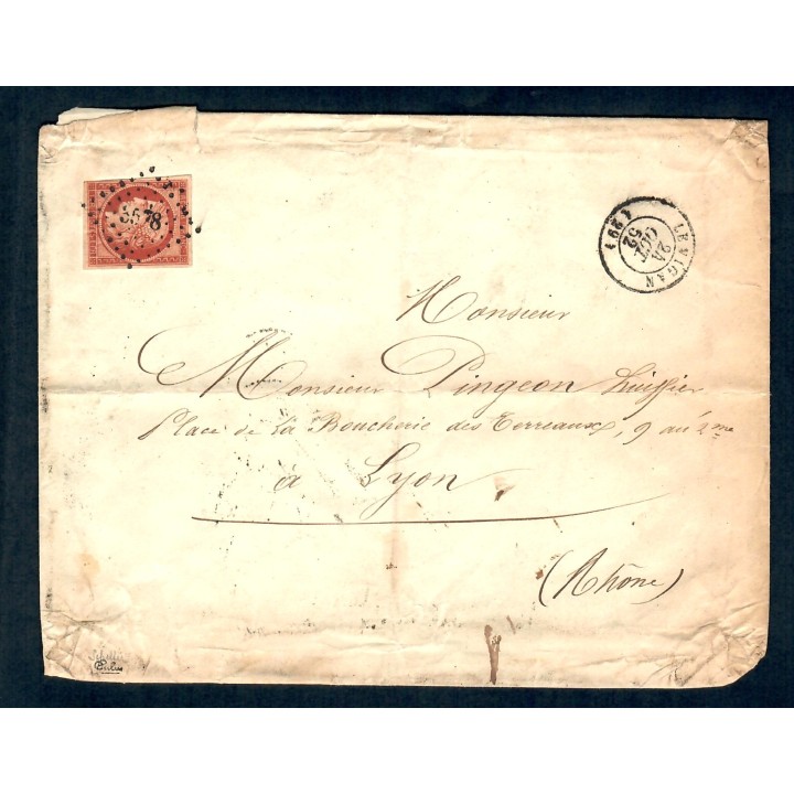 Lot A7388 - Lettres - N°6A - Oblitéré Qualité TB