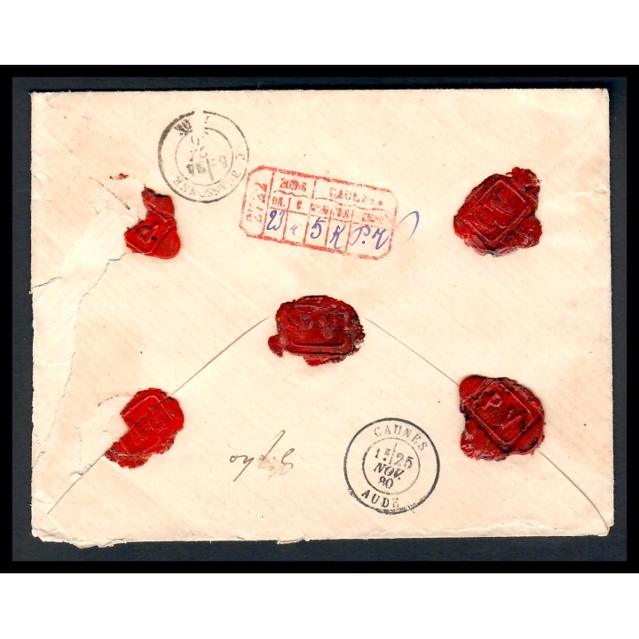 Lot 8021 - Lettres - N°62, 72, 86 et  95 - Oblitéré Qualité TTB