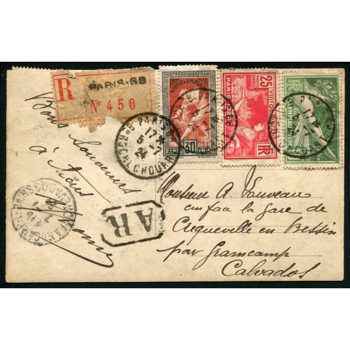 Lot A3357 - Cartes Postales - N°183/186  - Oblitéré Qualité TB
