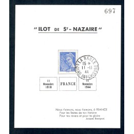 Lot A7429 - Libération de St - Nazaire - N°8 - Oblitéré Qualité TB
