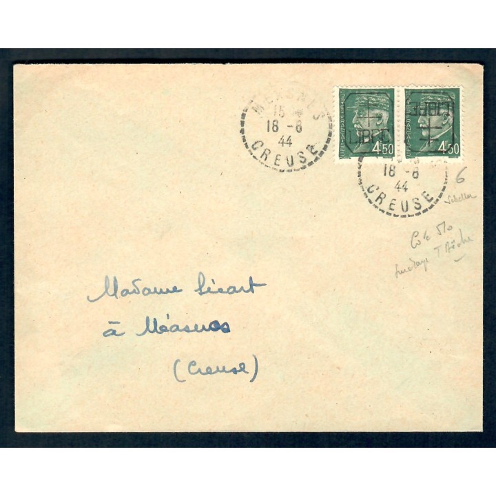 Lot A7382 - Libération de Measnes - N°6b  - Oblitéré Qualité TB
