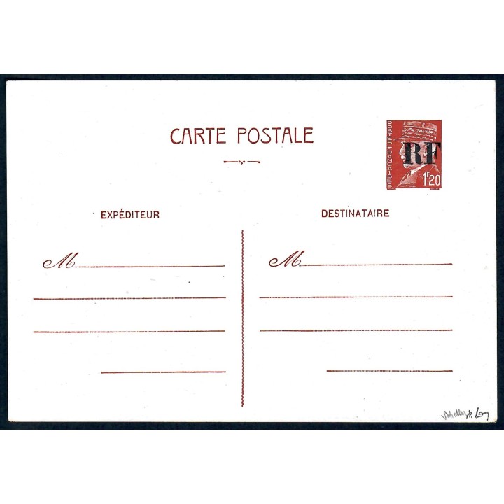 Lot A7426 - Libération de Lyon - Entier postal  -  Neuf * Qualité TB